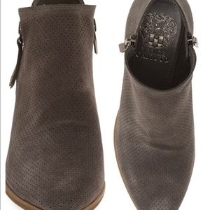 Size 10 suede Vince Camuto booties. Brand new!